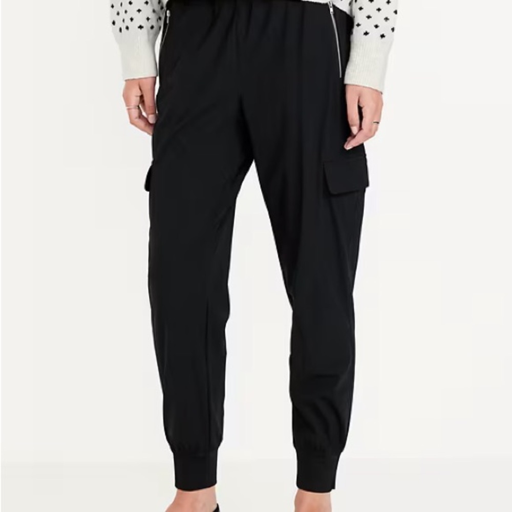 Old Navy Black High-Rise Jogger